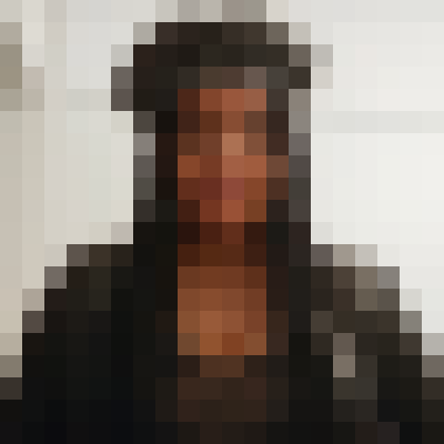 Verpixeltes Bild der streamenden Person